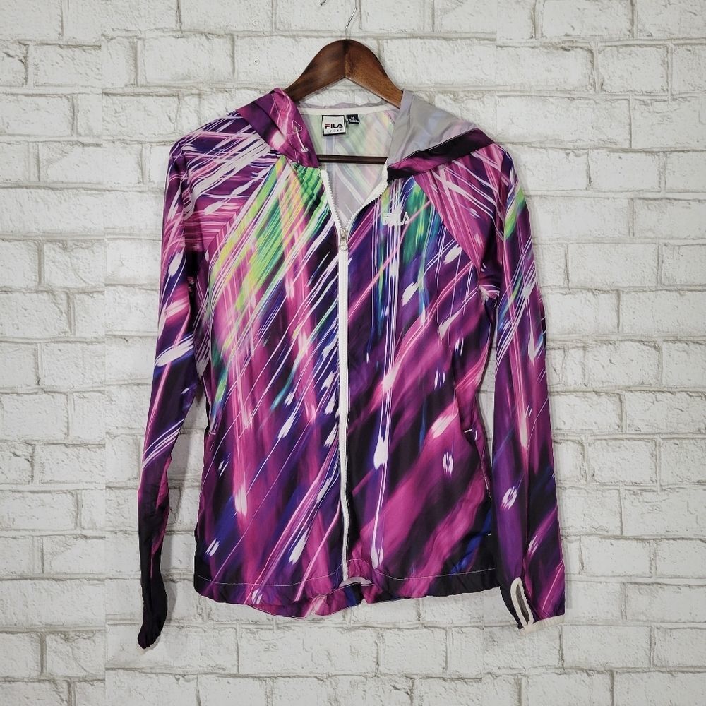Fila Women's Purple and Pink Ski Jacket